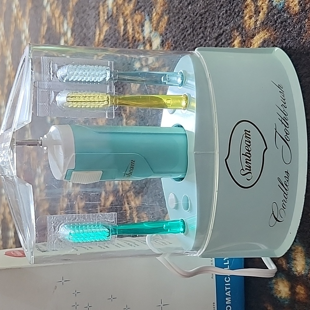 Vintage sunbeam cordless toothbrush
